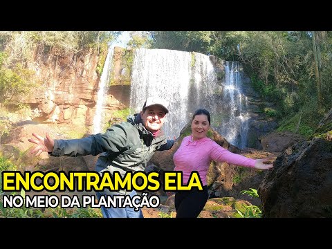 ENCONTREI uma CACHOEIRA