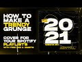 HOW TO MAKE A TRENDY GRUNGE PLAYLIST COVER // FREE PSD + ASSETS