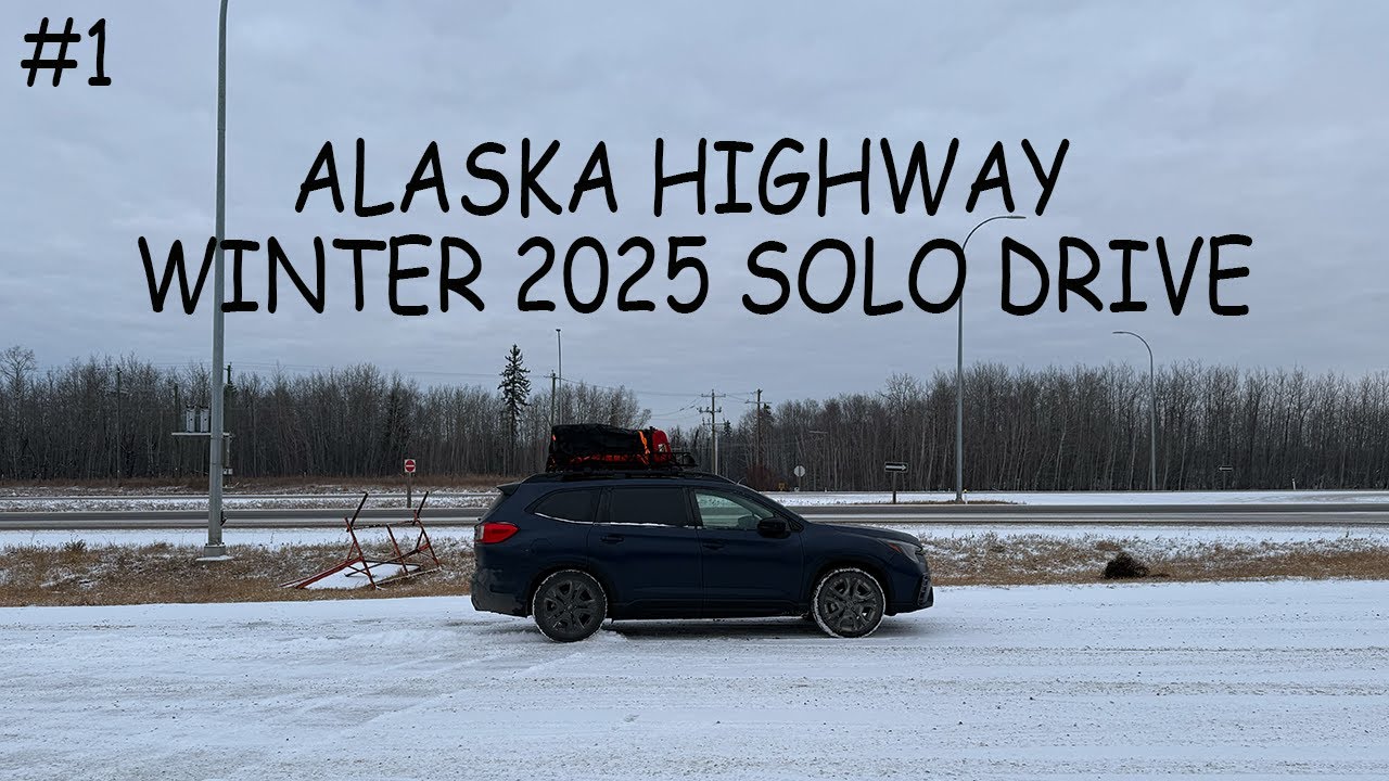 Driving the Alaska Highway in Winter 2025 | Solo Woman Traveler + Dog | ALCAN Vlog Series