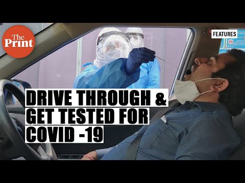 Here is India’s first drive-through testing centre for COVID-19