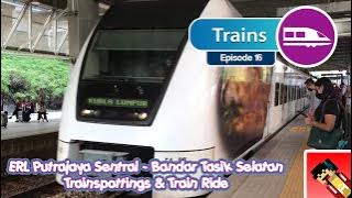 [Trains] 27/09/2023 ERL Putrajaya - Bandar Tasik Selatan Trainspotting and Train Ride