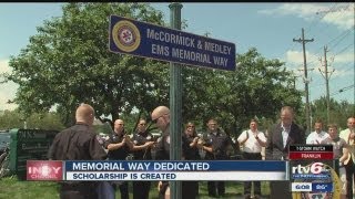 Memorial, scholarship dedicated to fallen EMTs