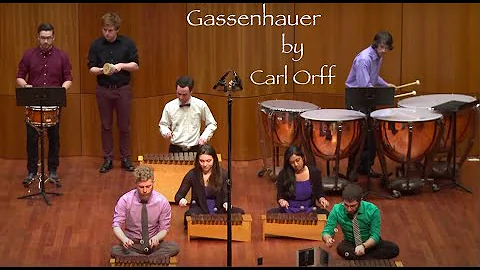 Michael Barranco Senior Recital 6. Gassenhauer - Carl Orff