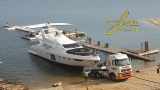 Lancha Cantor Gusttavo Lima - Maior transporte realizado para capitólio MG - Azimut 76 - TransAcacio
