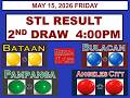 STL 2nd Draw 4pm Result STL Bataan Bulacan Pampanga Angeles MAY 15, 2026 Friday