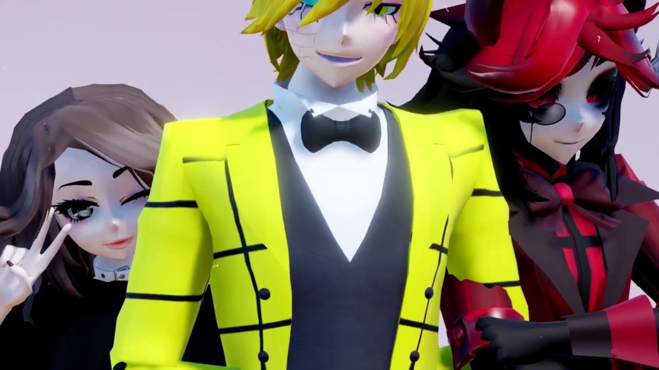 【MMD】 I Wanna Party 【Bill Cipher, Alastor, OC】【Gravity Falls, HAZBIN HOTEL】