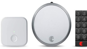 Best smart lock | August Smart Lock Pro | Connect Wi-Fi Bridge, 3rd gen | Dark Gray, Works