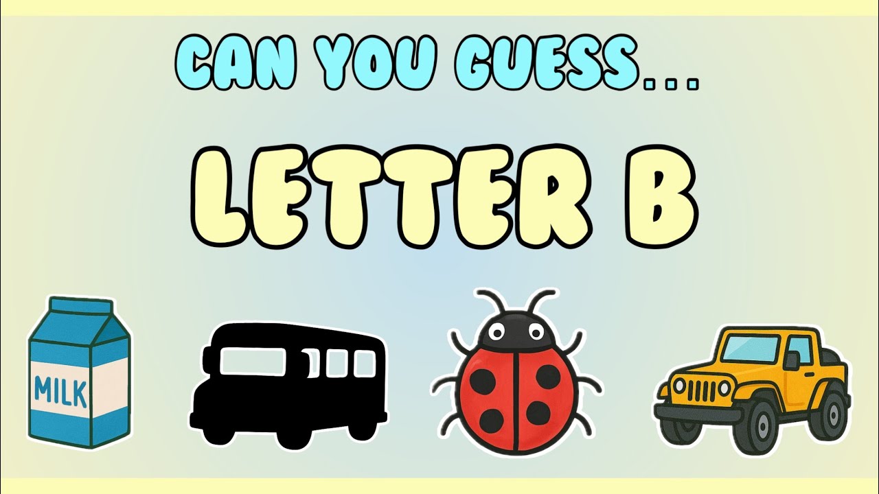 Phonics Quiz Game – Letter B - YouTube