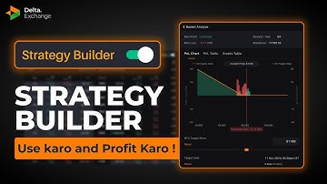 Strategy Builder for Beginners in English || Crypto Trading || Delta Exchange India