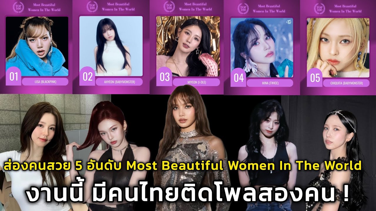 ส่องคนสวย 5 อันดับ Most Beautiful Women In The World มีคนไทยติดโพลสองคน !