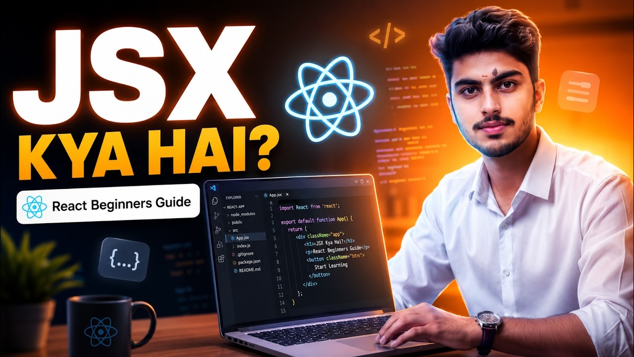 JSX Kya Hai? Complete React JSX Tutorial for Beginners (2026) - YouTube