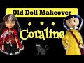 Making CORALINE DOLL / Ever After High Doll Repaint by Poppen Atelier