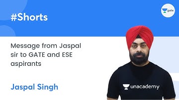 Message from Jaspal sir to GATE and ESE aspirants 🔥🔥🔥 #shorts