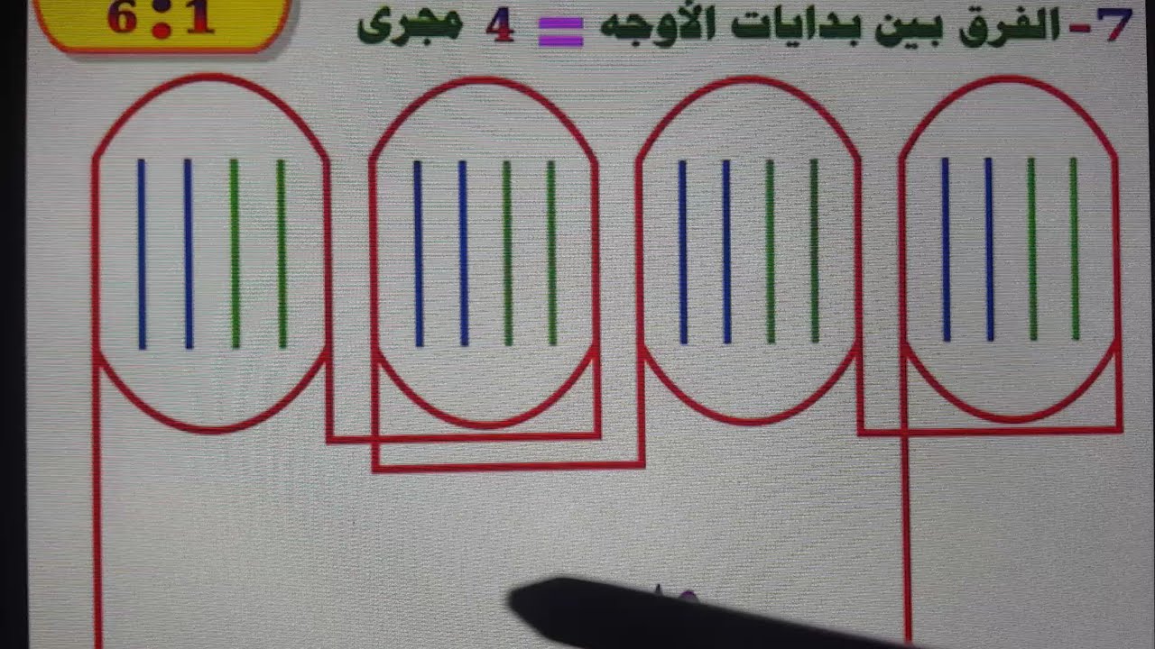 رسم محرك ٣ فاز ٢٤ مجرى ٤ اقطاب عدد مجموعاته تساوي عدد الاقطاب قناة فادي حداد