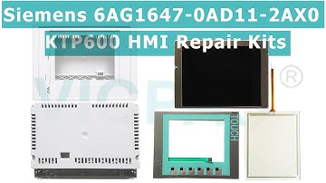 6AG1647-0AD11-2AX0 Siemens KTP600 HMI Repair Kit, Touch Screen, Case, LCD Display, Membrane Keypad