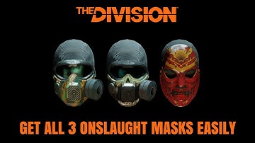 The Fastest Way To Collect All 3 Onslaught GE Event  Mask