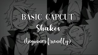 Basic CapCut shakes (beginner friendly) || elles journal ||