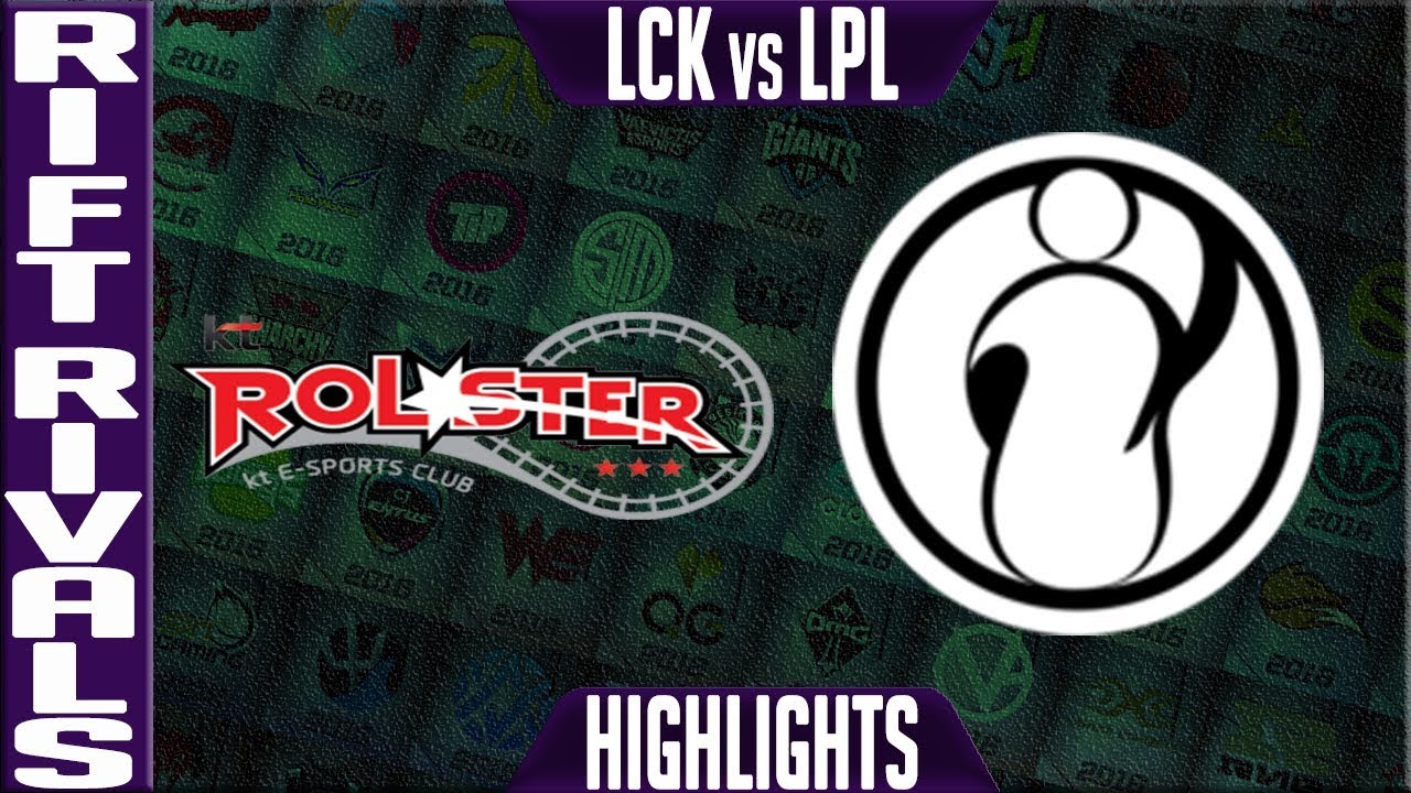 llvm KT vs IG Highlights Game 1 Final | Rift Rivals 2018 LCK vs LPL | KT Rolster vs Invictus Gaming