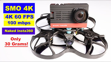 The New Naked Insta360 Camera - 4K 60 FPS and only 30 Grams! Review - SMO 4K