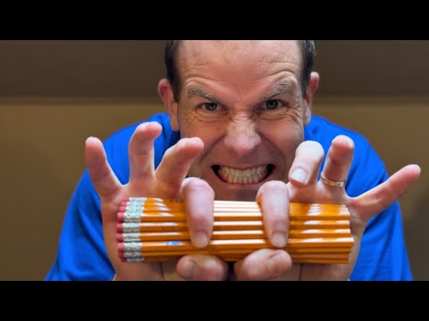 Most Pencils Snapped 30 Seconds - World Record