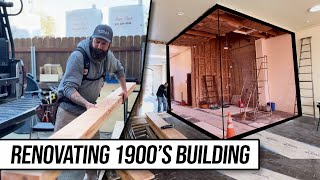 Renovating 1900&#39;s Building | Never Built One Of These!?