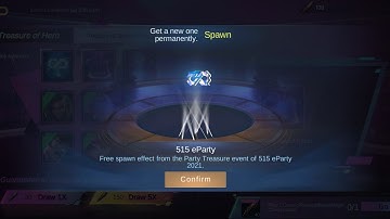 515 eParty Spawn Effect | Phoveus | Permanent 515 eParty Spawn Effect 2021 Draw from Party Treasure