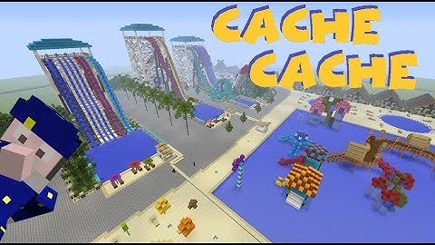 CACHE CACHE MINECRAFT | ÉPISODE 63 | MAP PARC AQUATIQUE (Ps4)