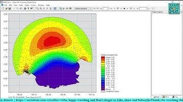 Tutorial sea current Flow Model modeling and Spectral Wave with software Mike21