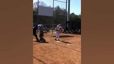 Teddy Flynn nails his first big feild HomeRun