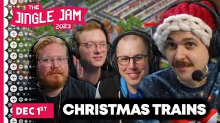 Christmas Trains | w/ Spiff, Lewis & Friends | Jingle Jam 2023 |  Day 1 | (01/12/2023) screenshot 5