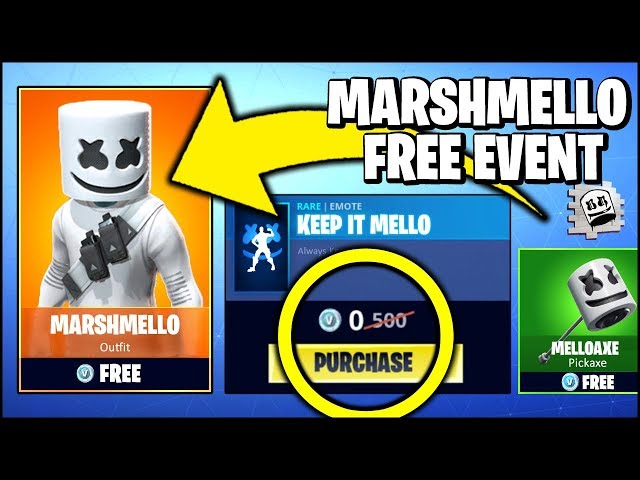 Novyj Fortnite Free Skin Emote Glider Pryamo Sejchas Fortnite X Marshmello Skin Concert Event Vtomb