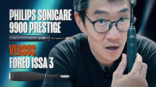 Philips Sonicare 9900 Prestige vs Foreo ISSA 3: Sonic Toothbrush Showdown #WWZD