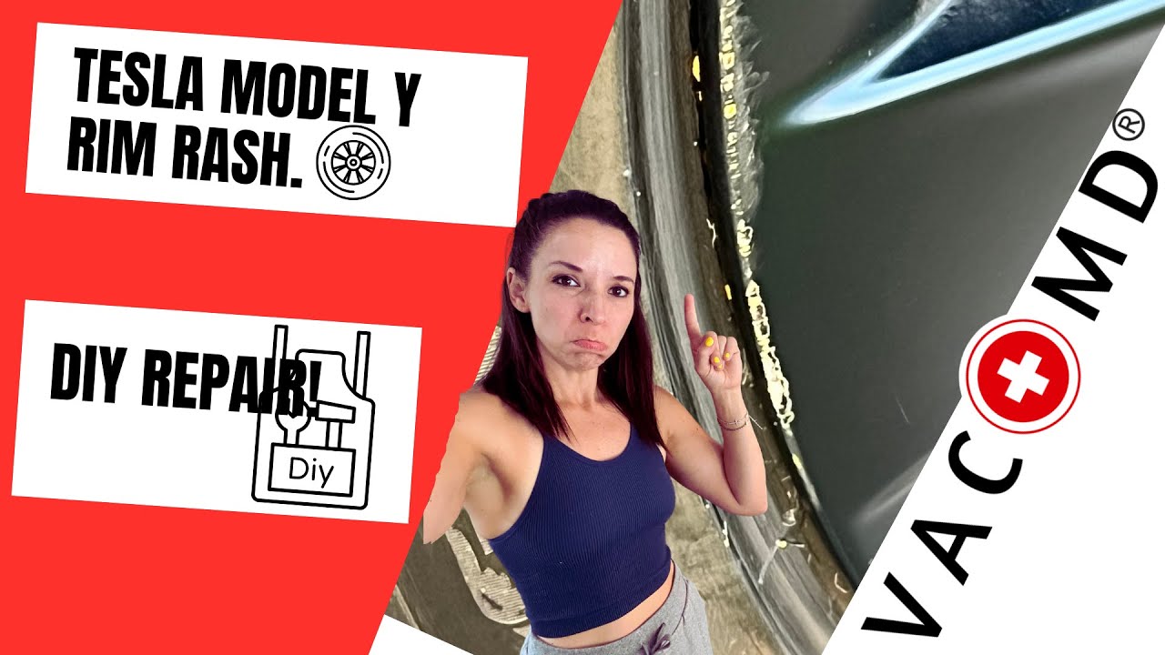 Tesla Model Y Rim Rash Repair DIY! YouTube