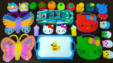 Mixing Random Things Into Glossy Slime and homemade slime! Most Satisfying Slime Video !! Alex slime