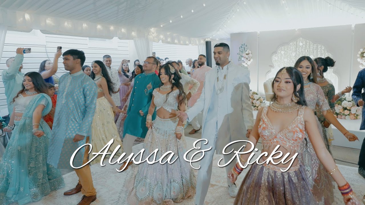 July 10th 2025 Alyssa & Ricky Mehndi Dance Performance