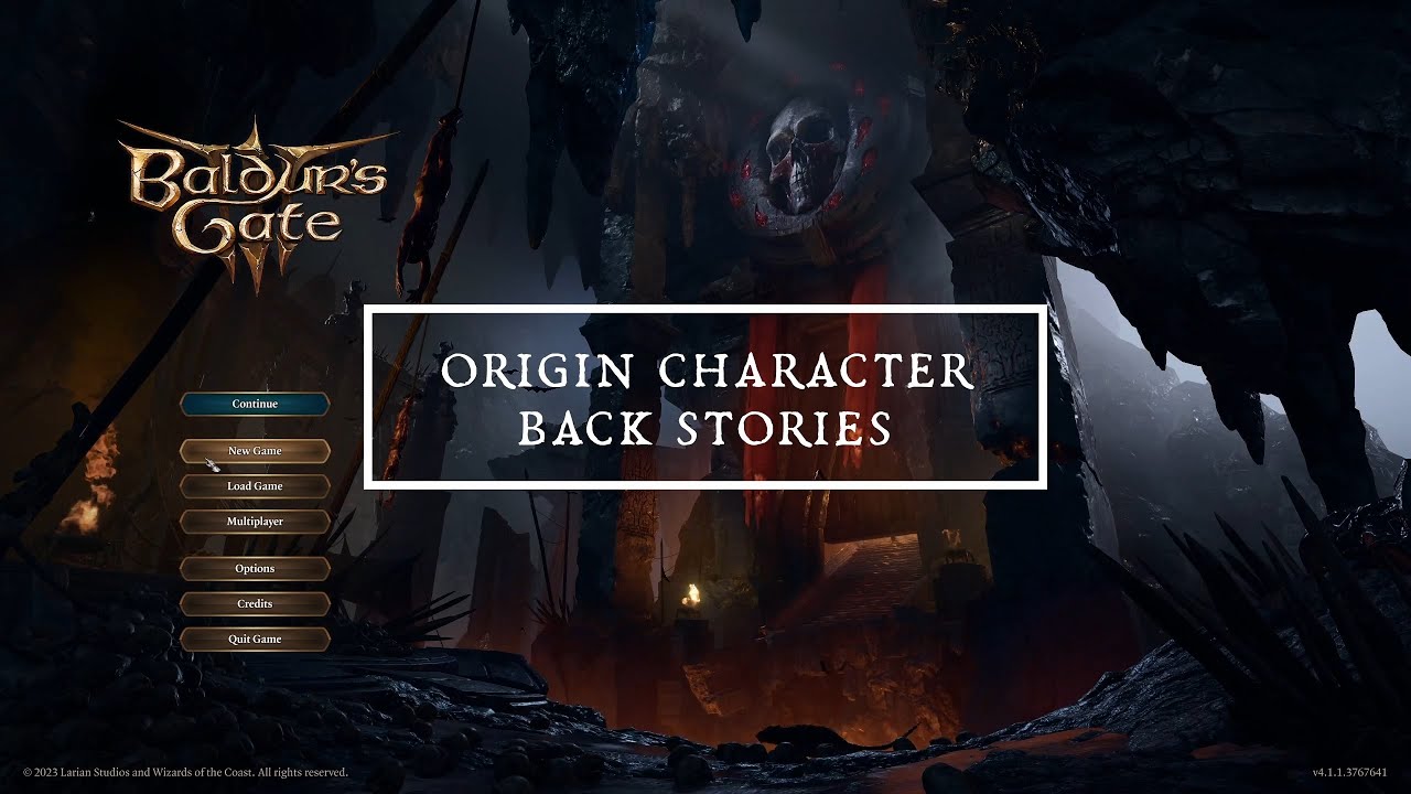 Baldur's Gate III - Character Origin Stories