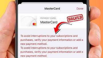 To Avoid Interruptions to Your Subscription and Purchases Verify Your Payment iOS 18 / Fixed