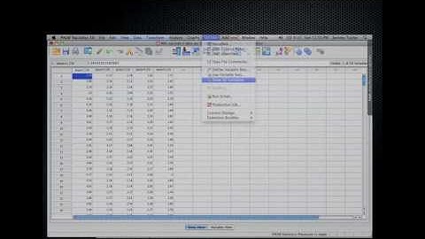 Deviant Square Episode 5: Defining Variables Sets in SPSS (PASW)