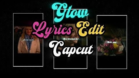 Capcut | Glow Text Like Ae Full tutorial 