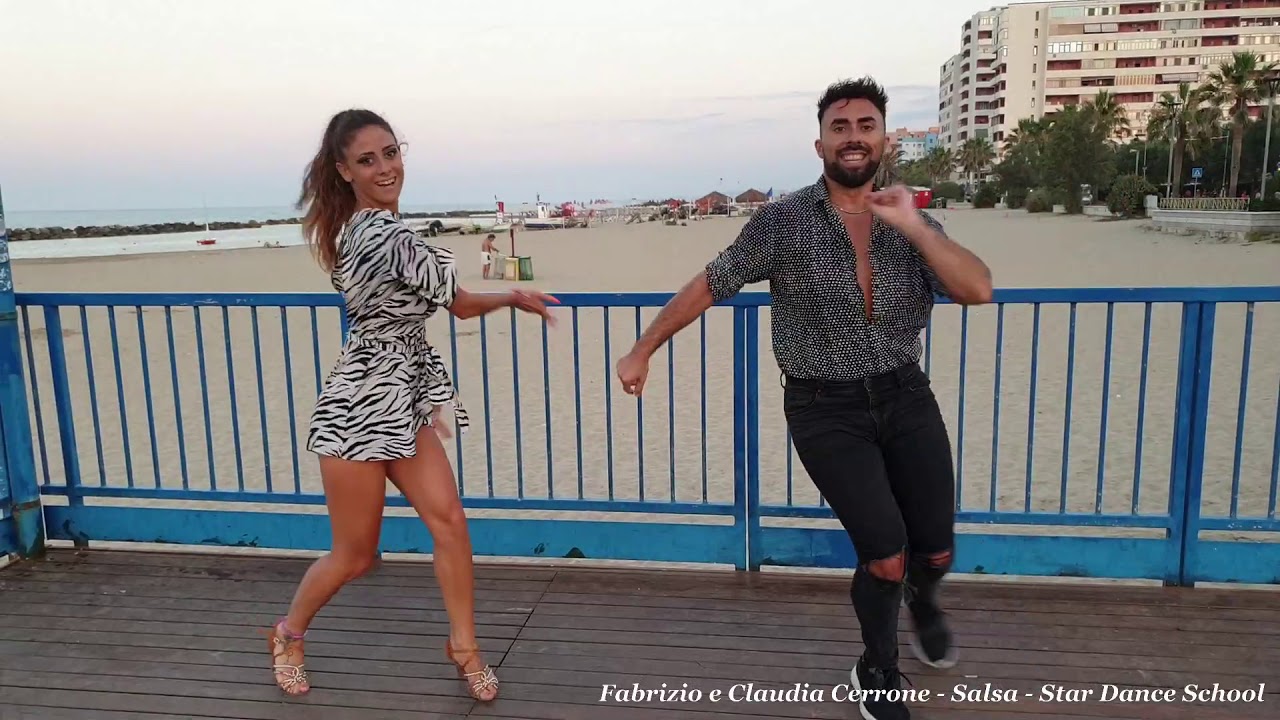 Fabrizio Cerrone e Claudia Cerrone - salsa portoricana - maestri Star Dance scuola di ballo Pescara