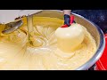 Soft and sweet succulent butter dinner rolls mass production process    taiwanese food