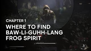 How to Find Baw-Li-Guhh-Lang Frog in Chapter 1 Black Myth Wukong | Location Guide!