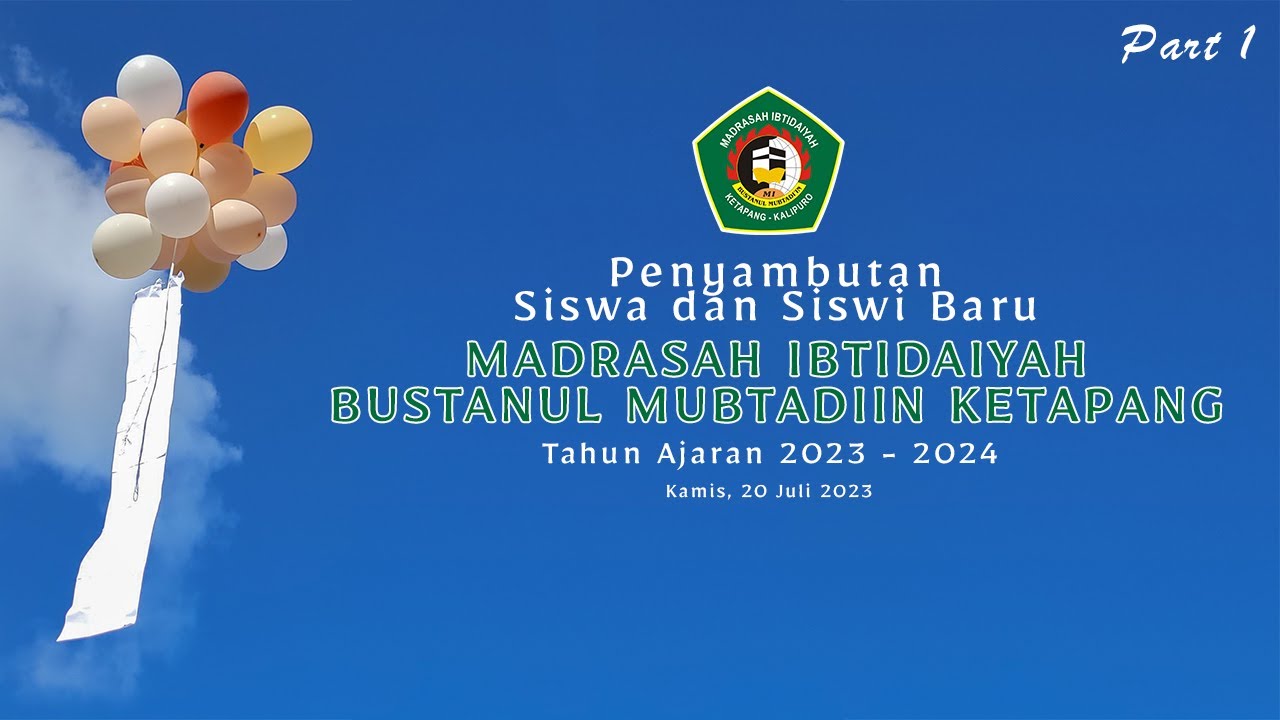 Penyambutan Siswa dan Siswi Baru Tahun Ajaran 2023 -2024.