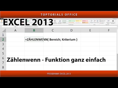 Video: So Zählen Sie In Excel