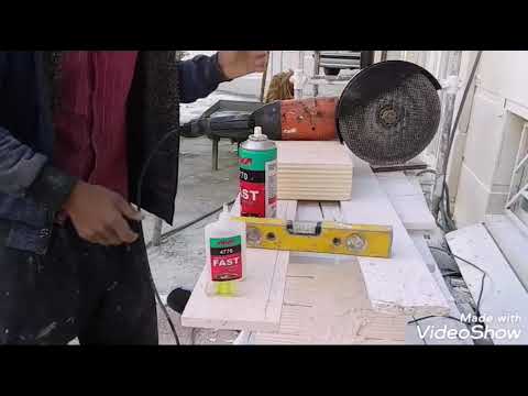 آموزش تراز بریدن سنگ با فرز