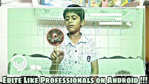Kinemaster tutorial | Hologram touch screen video editing effect in android | SQJ