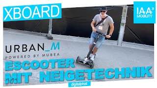 Iaa Xboard E-Scooter Mit Neigetechnik Von Mubea Als Weltneuheit