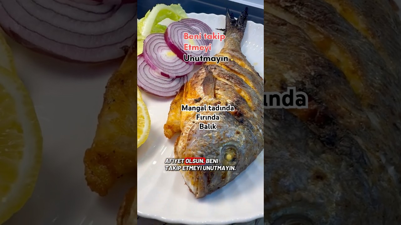 Mangal tadında fırında balık #tarif #yemektarifleri #pratiktatlitarifleri #keşfet Mangal tadında fırında balık #tarif #yemektarifleri #pratiktatlitarifleri #keşfet