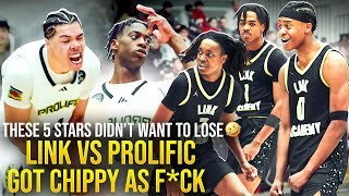 Prolific Prep vs Link Academy GOTYx2. AJ Dybansta Crashed Out In Triple Overtime? 🤬