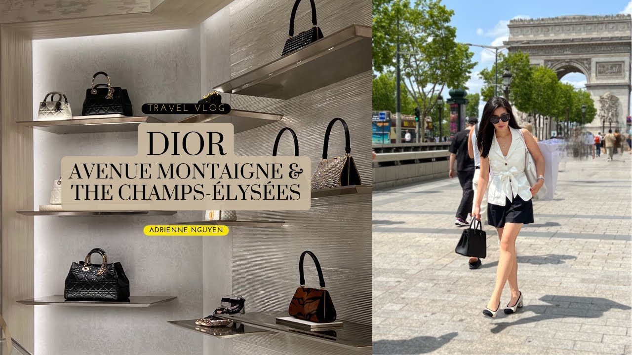 Avenue Montaigne Paris Avenue Montaigne shops. Dior. Chanel.